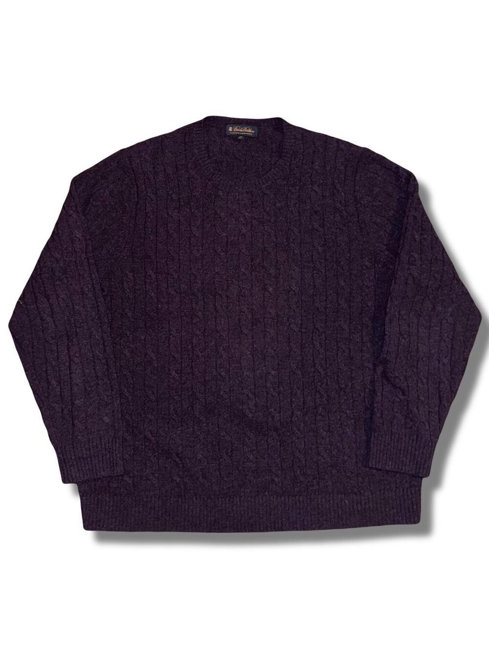 Brooks Brothers purple Scottish lambswool sweater - Size XXL